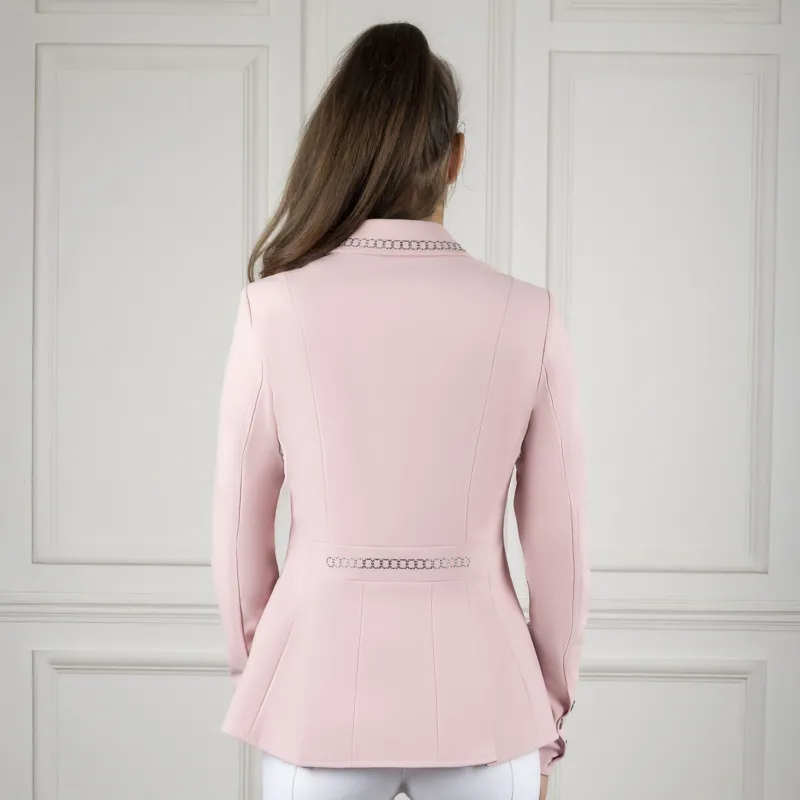 Coldstream Ladies Clarilaw Diamante Show Jacket - Blush Pink-1