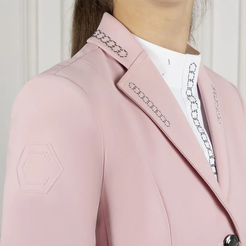 Coldstream Ladies Clarilaw Diamante Show Jacket - Blush Pink-4