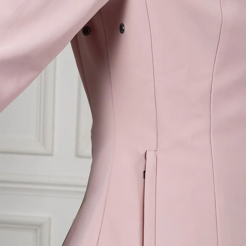 Coldstream Ladies Clarilaw Diamante Show Jacket - Blush Pink-5