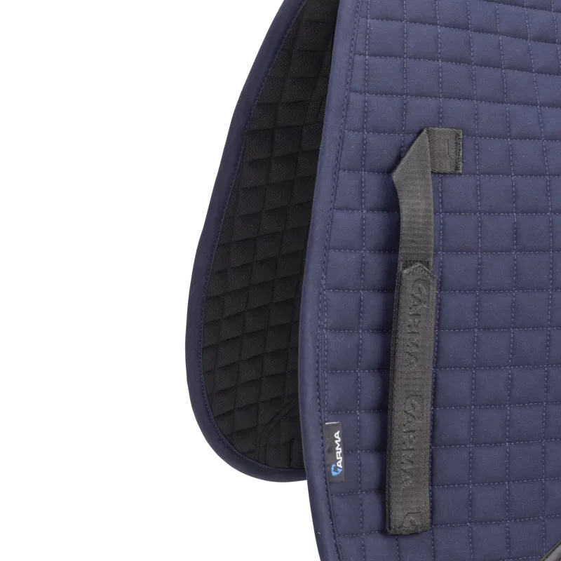 Shires ARMA Deluxe Cotton Numnah - Navy-3