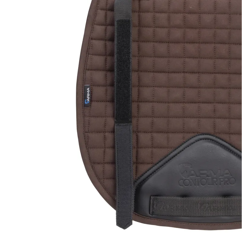 Shires ARMA Deluxe Cotton Numnah - Brown-3