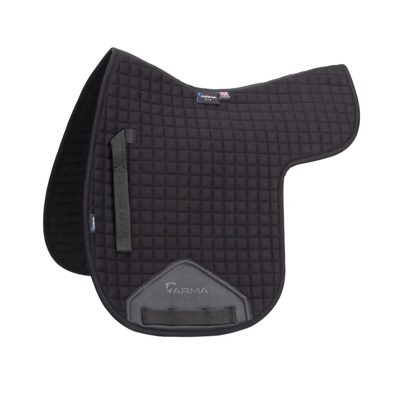 Shires ARMA Deluxe Cotton Numnah - Black