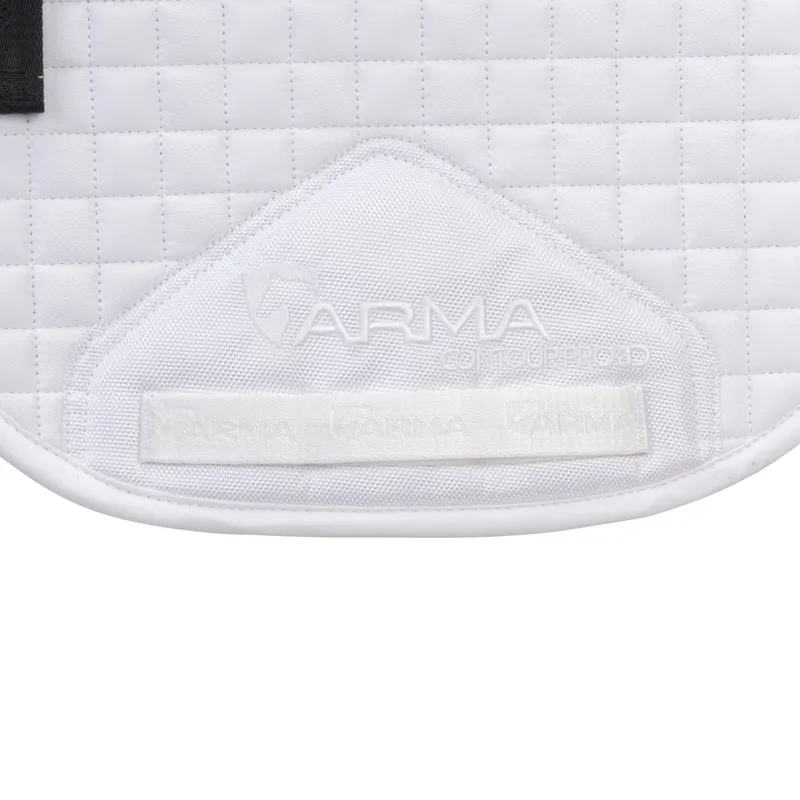 Shires ARMA Deluxe Cotton Numnah - White-1
