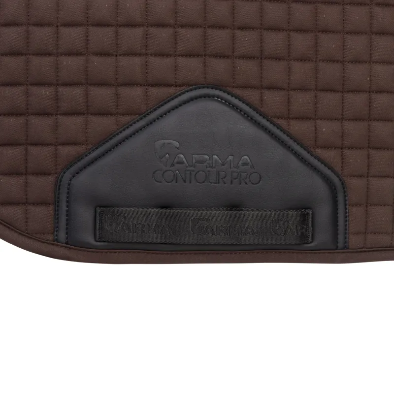 Shires ARMA Deluxe Cotton Saddlecloth - Brown-1