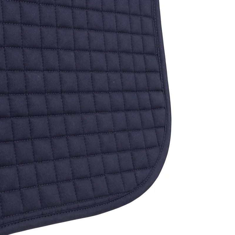 Shires ARMA Deluxe Cotton Saddlecloth - Navy-2