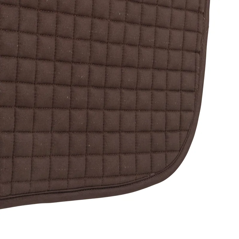 Shires ARMA Deluxe Cotton Saddlecloth - Brown-5