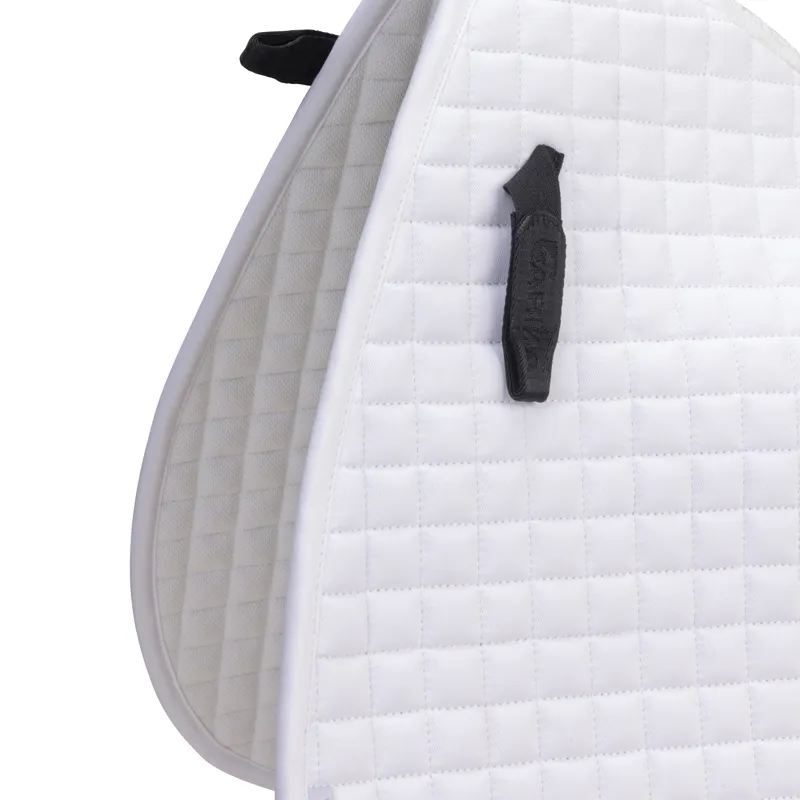 Shires ARMA Deluxe Cotton Saddlecloth - White-2