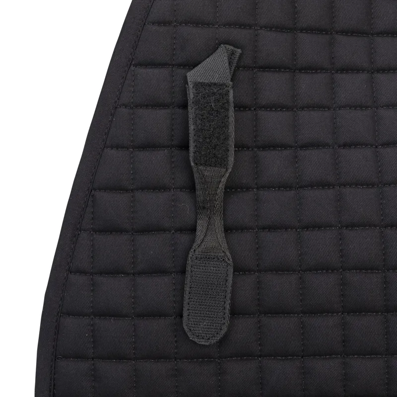 Shires ARMA Deluxe Cotton Saddlecloth - Black-3