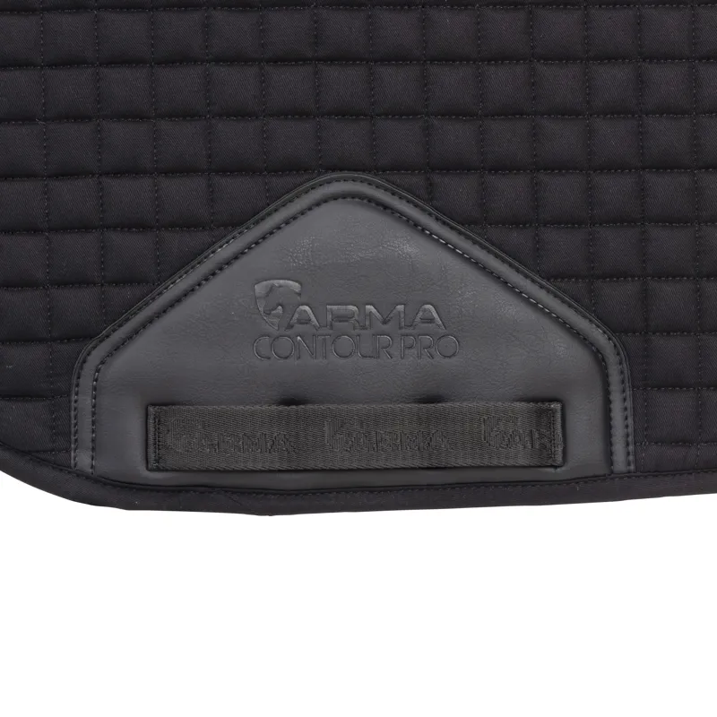 Shires ARMA Deluxe Cotton Saddlecloth - Black-1