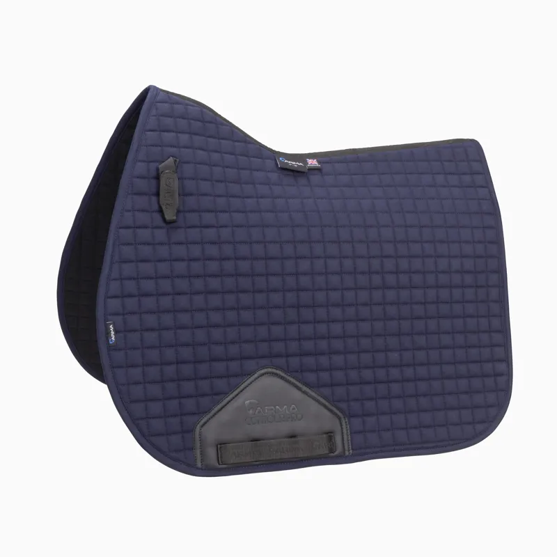 Shires ARMA Deluxe Cotton Saddlecloth - Navy