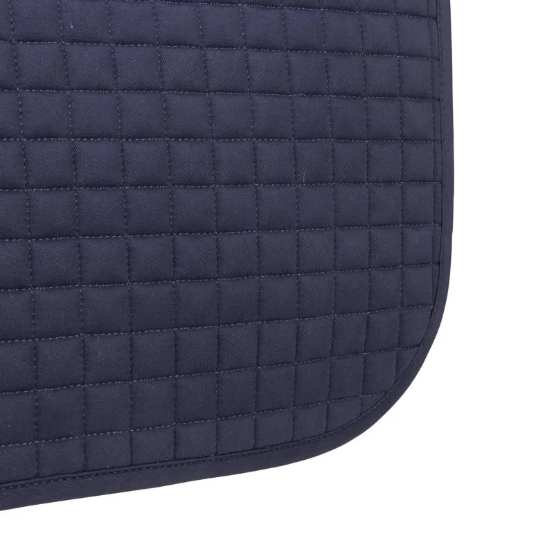 Shires ARMA Deluxe Cotton Jump Saddlecloth - Navy-4