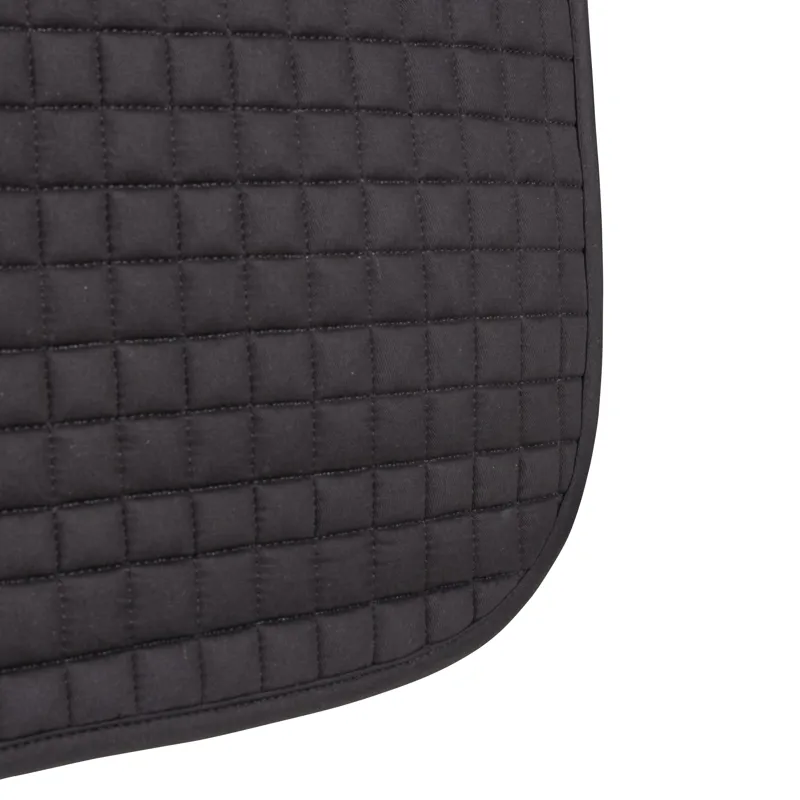 Shires ARMA Deluxe Cotton Jump Saddlecloth - Black-4