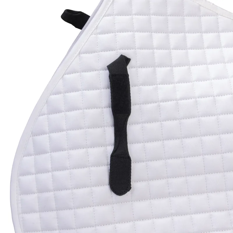 Shires ARMA Deluxe Cotton Jump Saddlecloth - White-3