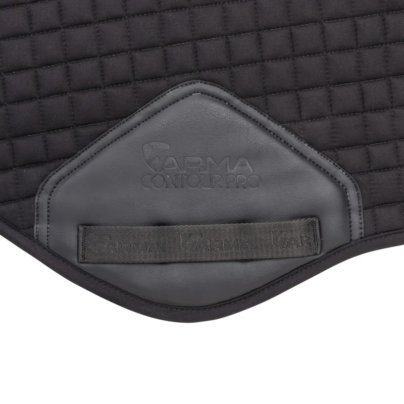 Shires ARMA Deluxe Cotton Jump Saddlecloth - Black-1