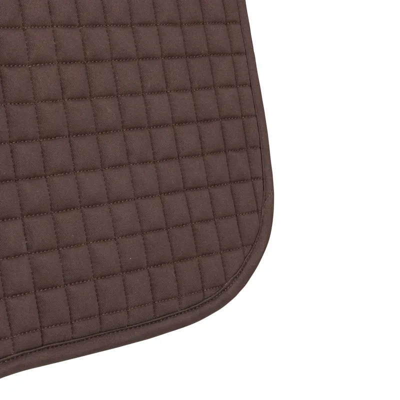 Shires ARMA Deluxe Cotton Jump Saddlecloth - Brown-4