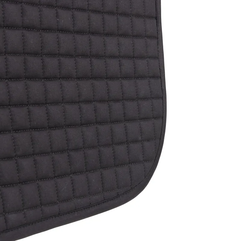 Shires ARMA Deluxe Cotton Dressage Saddlecloth - Black-4