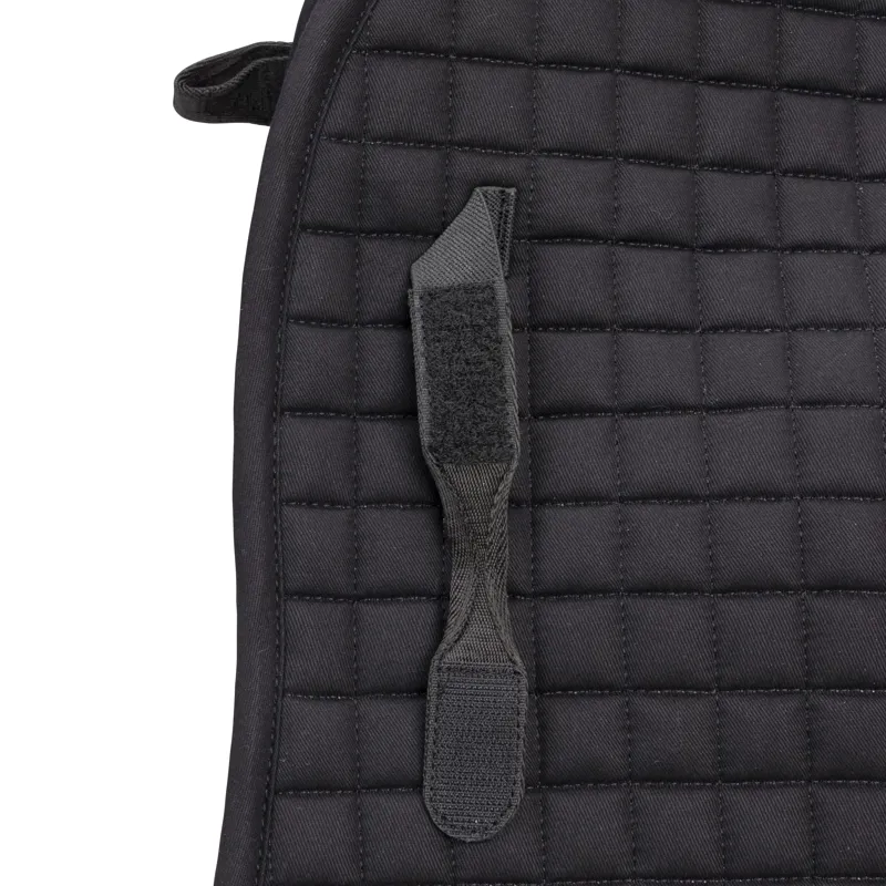 Shires ARMA Deluxe Cotton Dressage Saddlecloth - Black-3