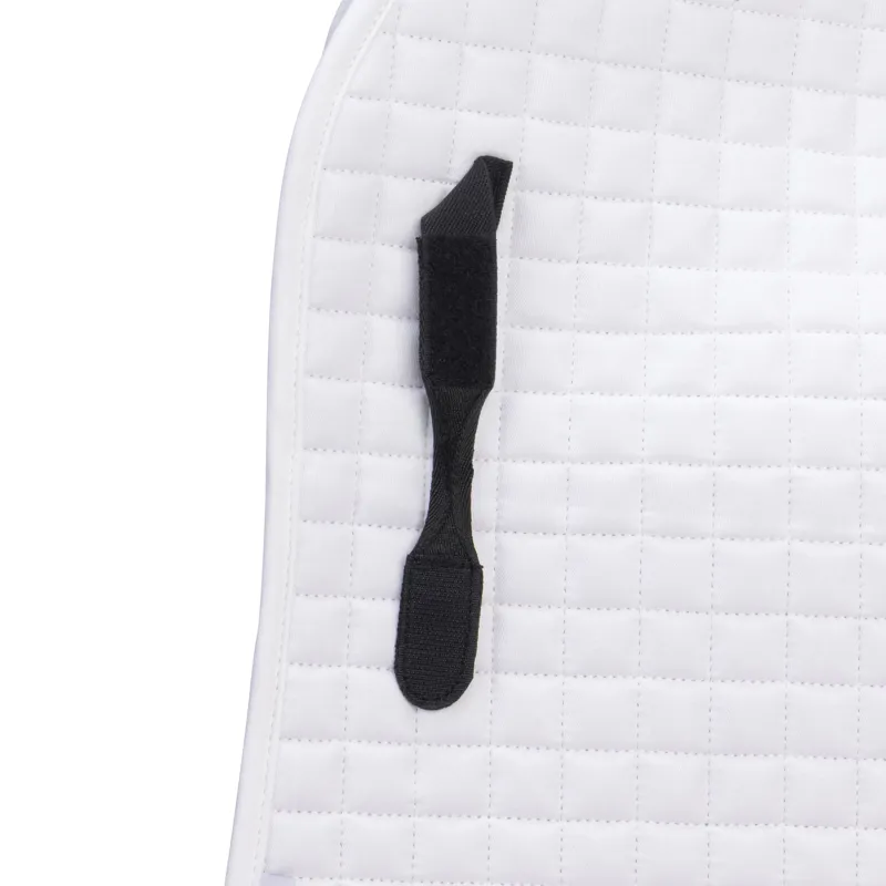 Shires ARMA Deluxe Cotton Dressage Saddlecloth - White-3