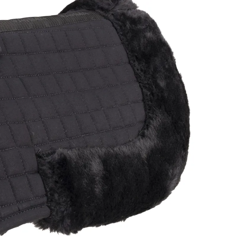 Shires ARMA Deluxe Cotton Half Pad - Black/Black-5