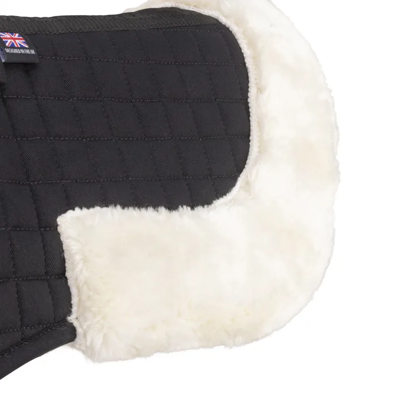 Shires ARMA Deluxe Cotton Half Pad - Black/Natural-5
