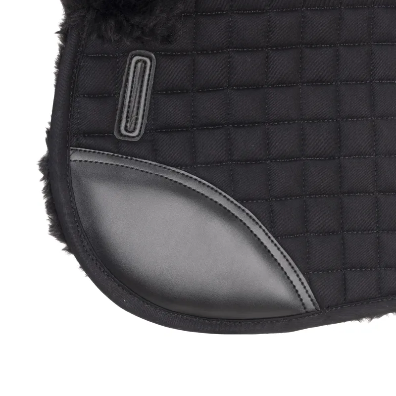 Shires ARMA Deluxe Cotton Half Pad - Black/Black-1