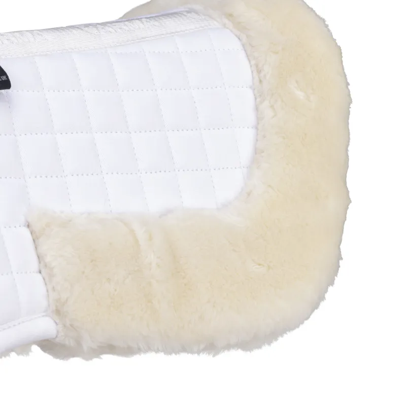 Shires ARMA Deluxe Cotton Half Pad - White/Natural-5