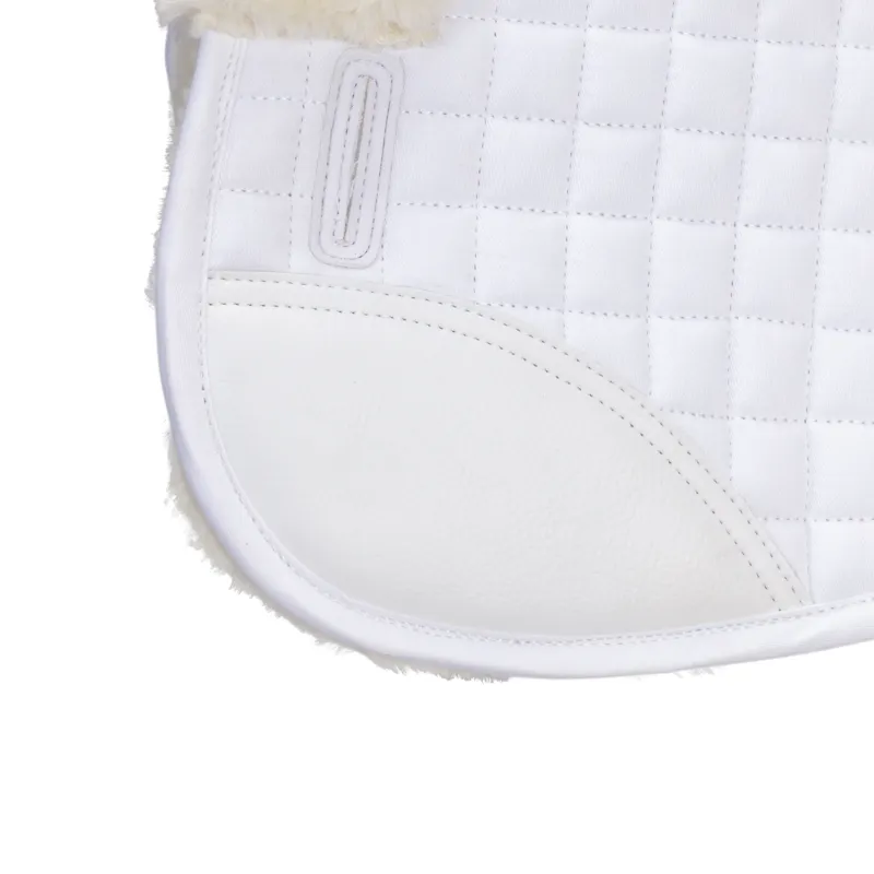 Shires ARMA Deluxe Cotton Half Pad - White/Natural-1