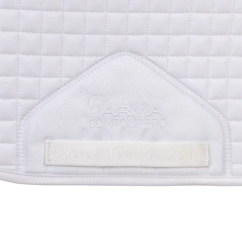 Shires ARMA Numbered Saddlecloth - White-1