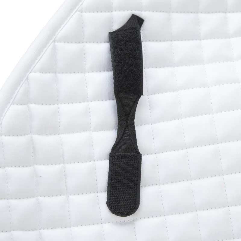 Shires ARMA Numbered Jump Saddlecloth - White-5