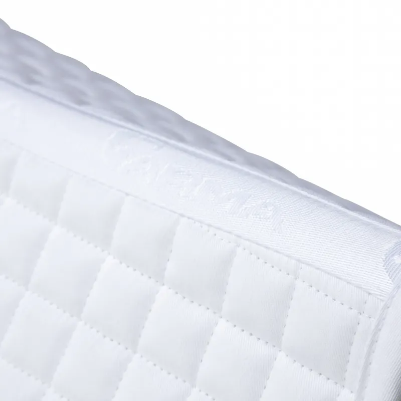 Shires ARMA Numbered Jump Saddlecloth - White-4