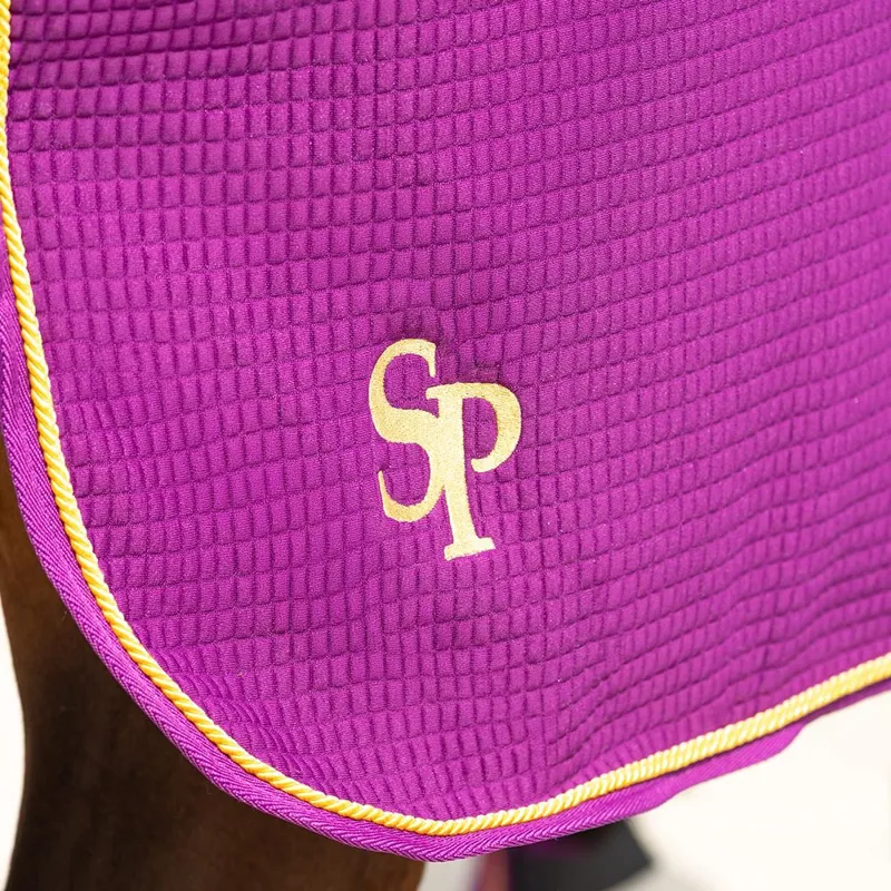 Supreme Products Royal Celebration Quilted Show Rug - Purple-4