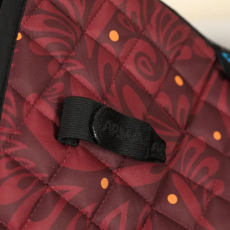 Shires ARMA Hyde Park Saddlecloth - Red Paisley-2