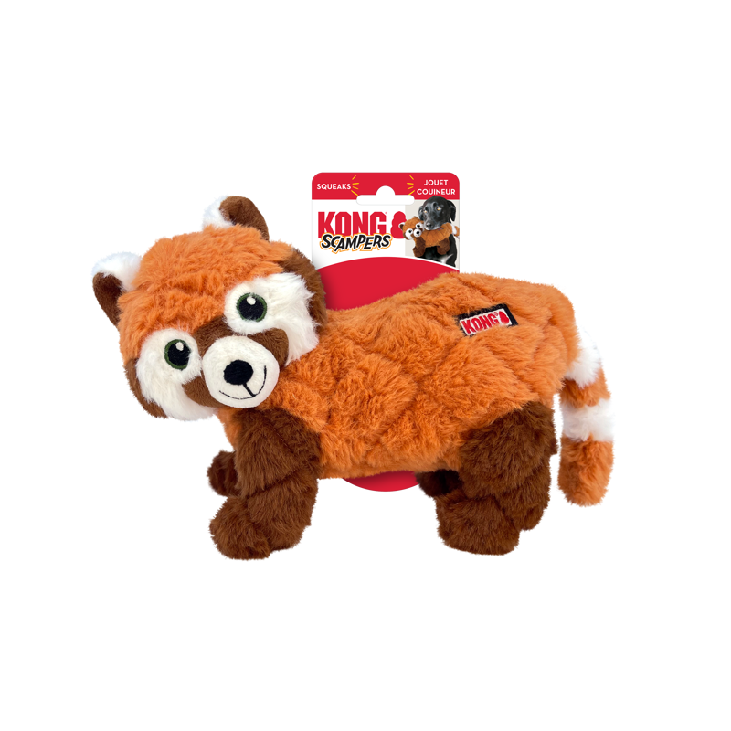 KONG Scampers Red Panda 