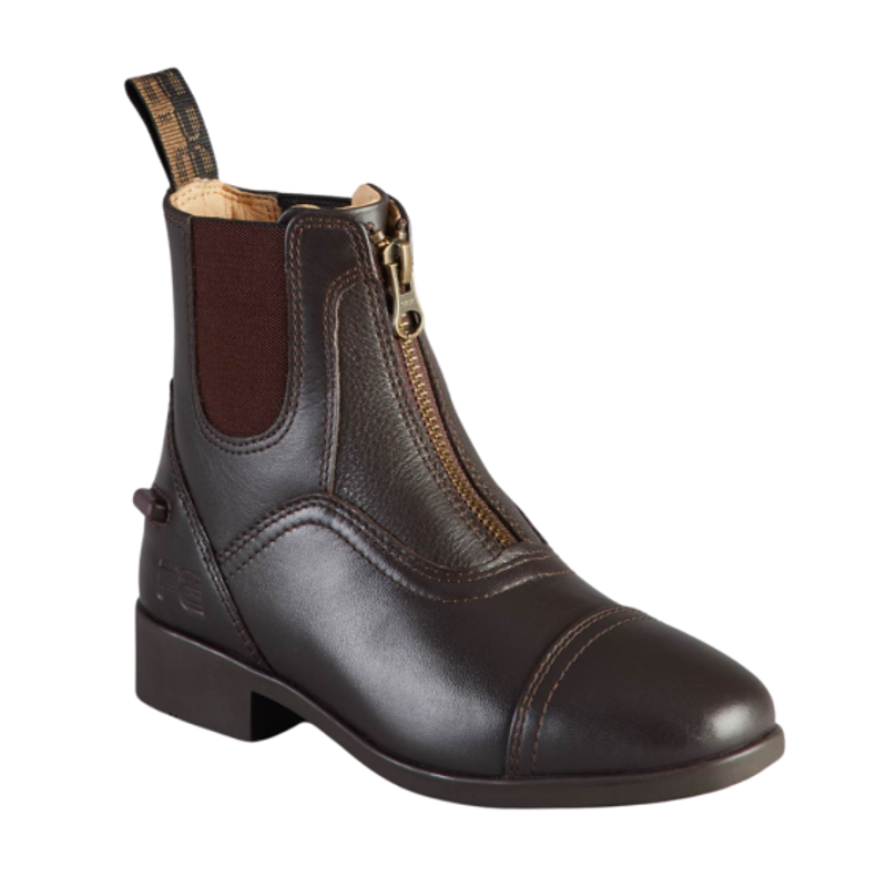 Premier Equine Virtus Junior Leather Paddock Boot - Brown-2