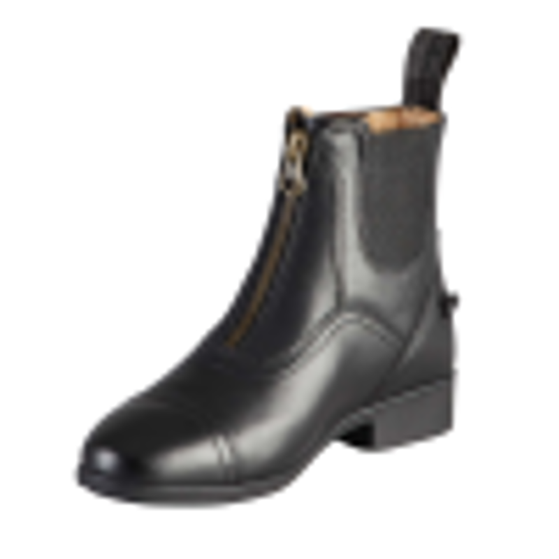 Premier Equine Virtus Junior Leather Paddock Boot - Black-4