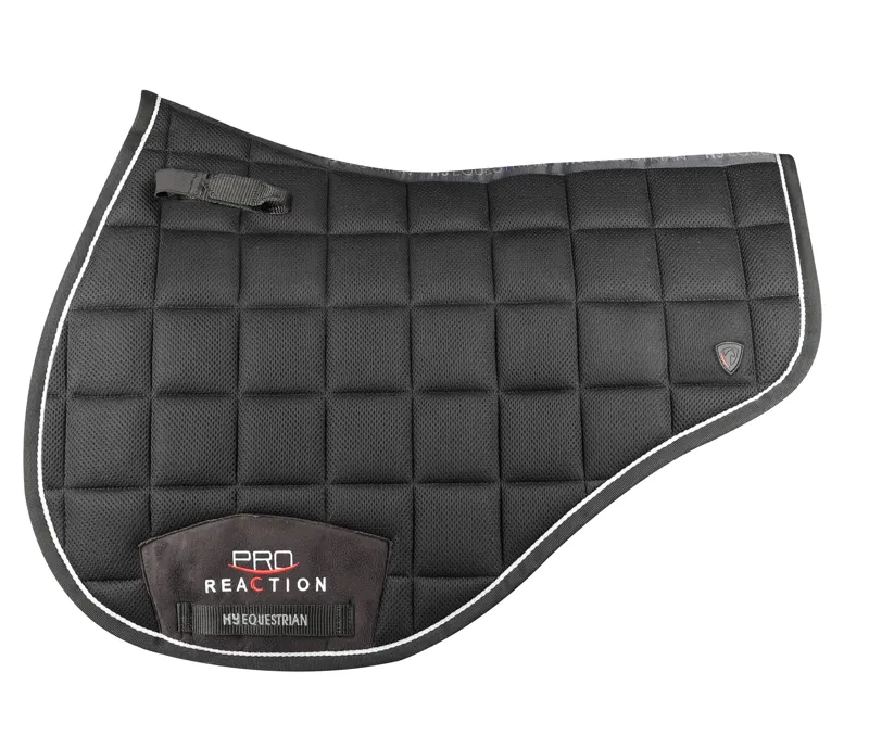 Hy Equestrian Pro Reaction 3D Mesh Saddle Pad - Black