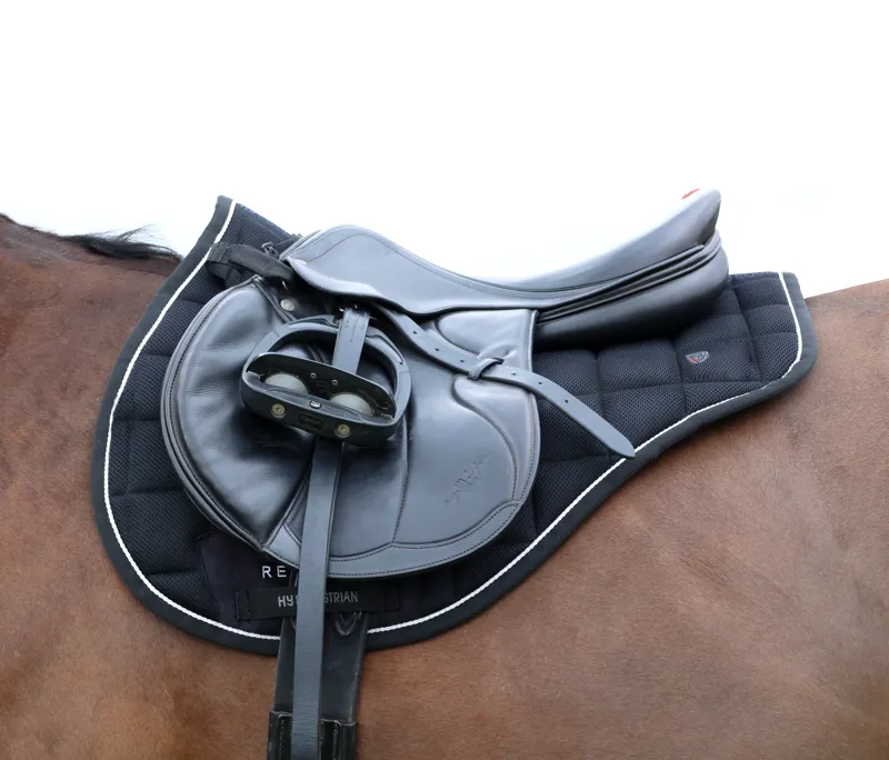 Hy Equestrian Pro Reaction 3D Mesh Saddle Pad - Black-1