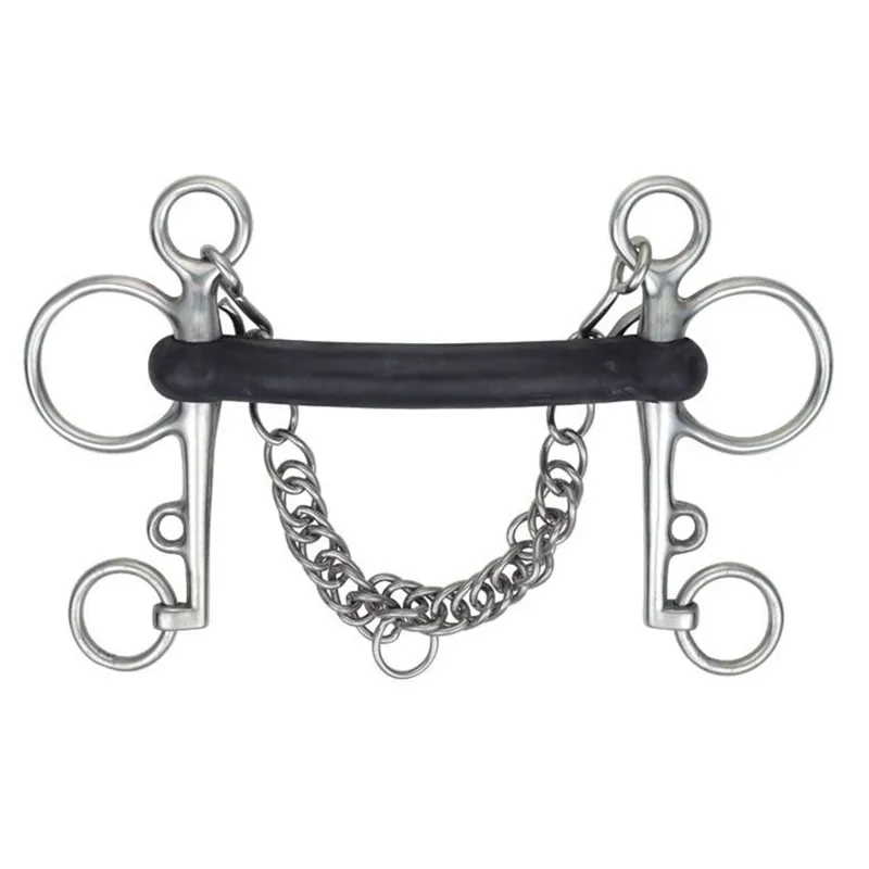 Shires Hard Rubber Mouth Pelham Bit