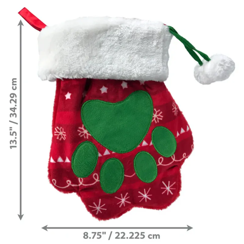 KONG Holiday Stocking Paw-3