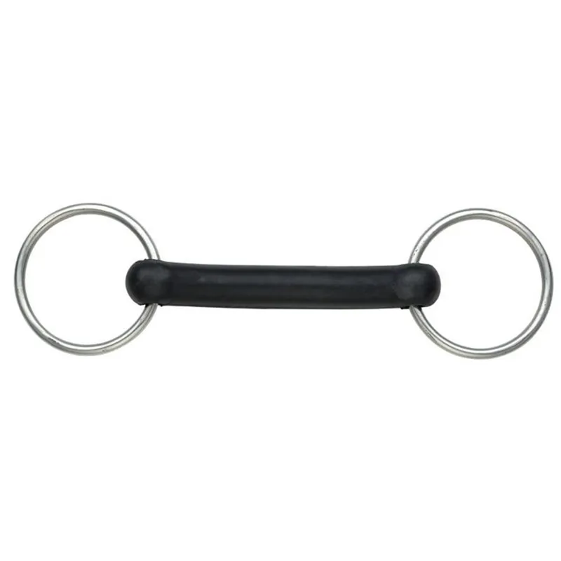 Shires Flexible Rubber Mouth Snaffle Bit