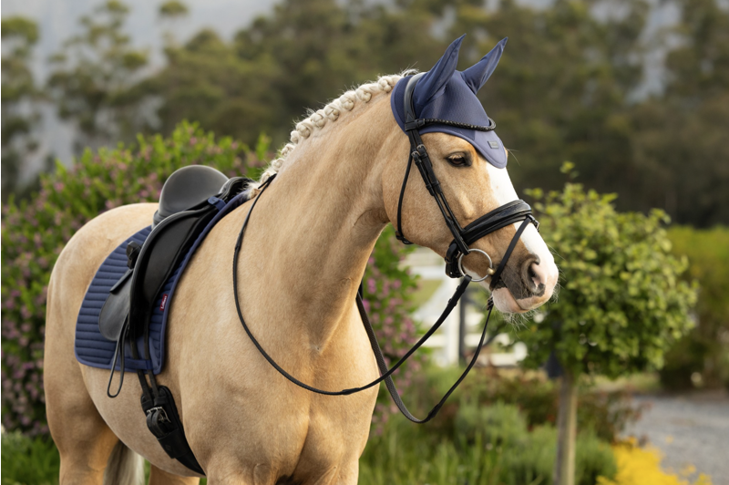 LeMieux Air-Tek Mesh Fly Hood - Shadow-2