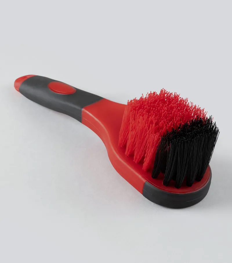 Premier Equine Soft-Touch Bucket Brush - Black/Red