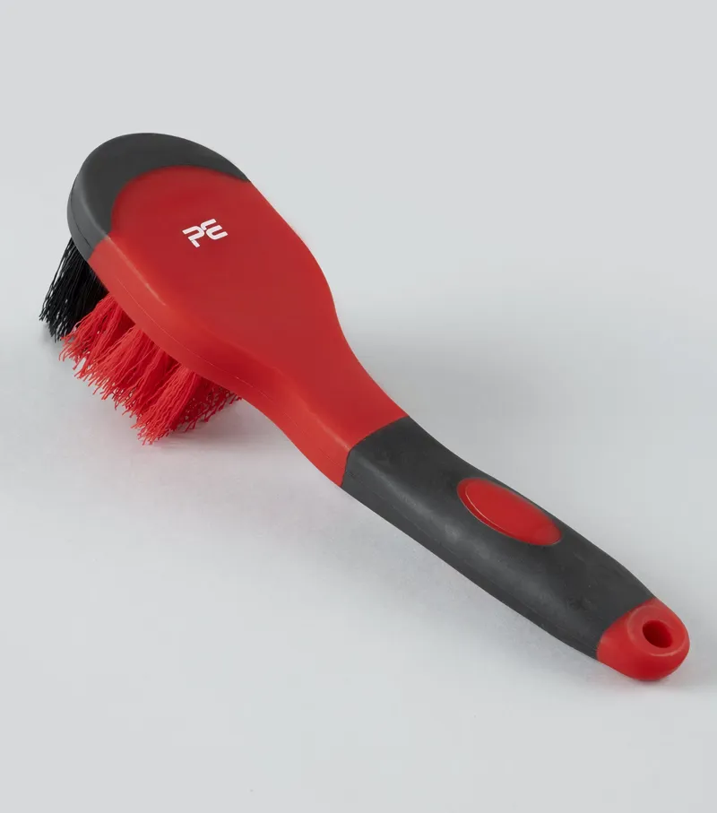 Premier Equine Soft-Touch Bucket Brush - Black/Red-1