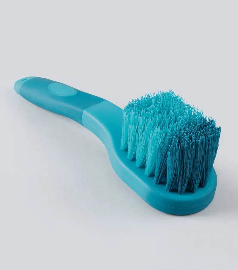 Premier Equine Soft-Touch Bucket Brush - Med Blue/Peacock