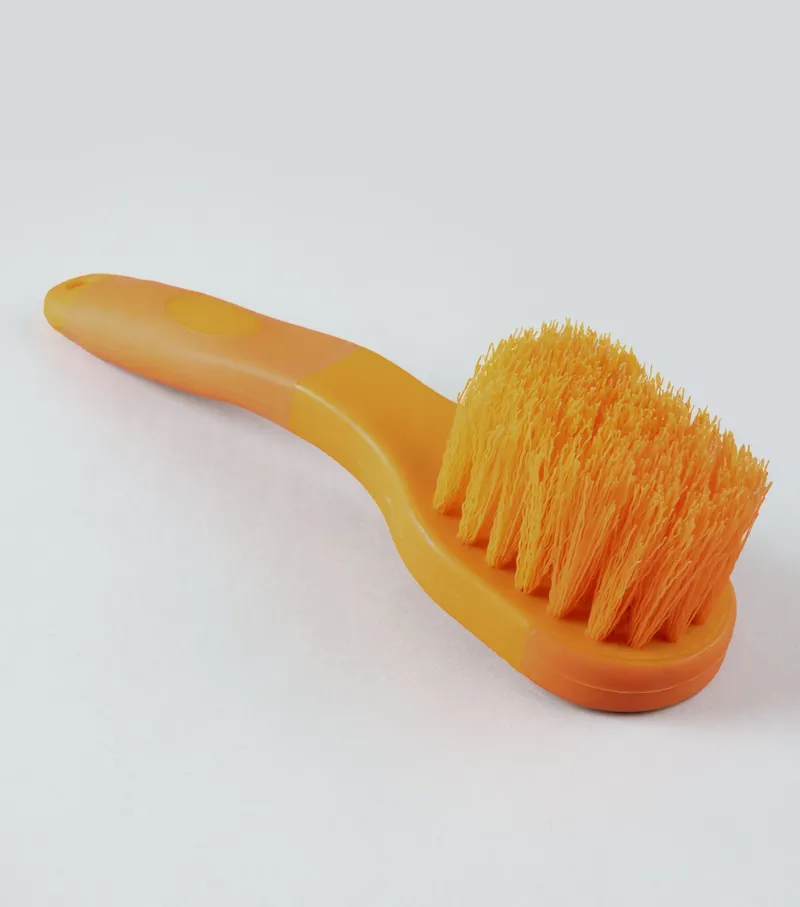 Premier Equine Soft-Touch Bucket Brush - Orange/Amber