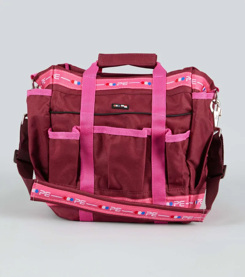 Premier Equine Grooming Kit Bag - Wine/Fuchsia