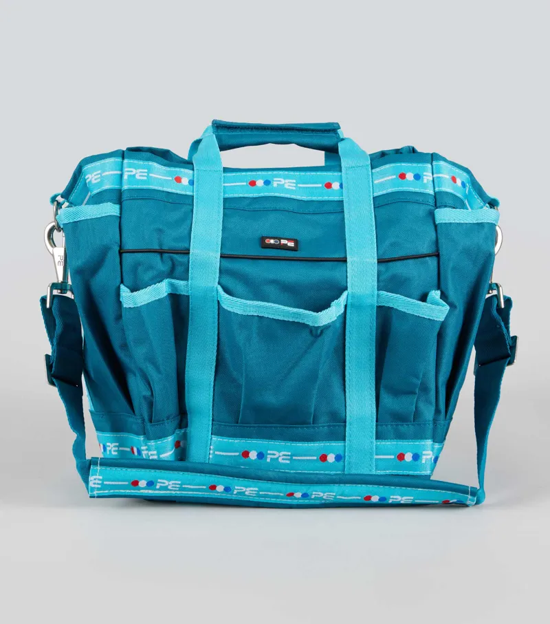 Premier Equine Grooming Kit Bag - Med Blue/Peacock