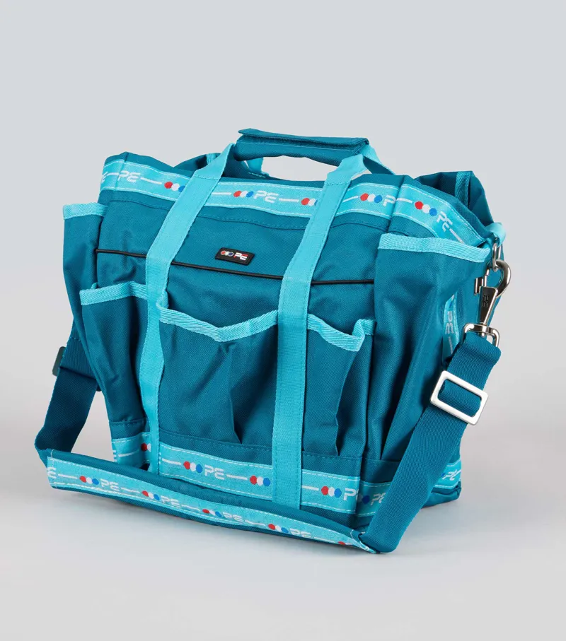 Premier Equine Grooming Kit Bag - Med Blue/Peacock-2