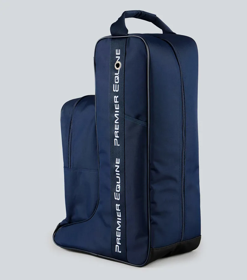 Premier Equine Team Tall Boot Bag with Helmet Storage - Navy-1