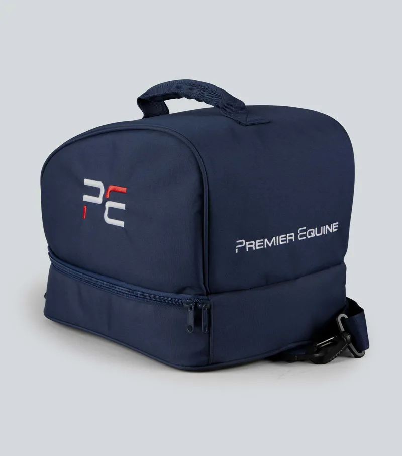 Premier Equine Team Helmet Bag - Navy-3